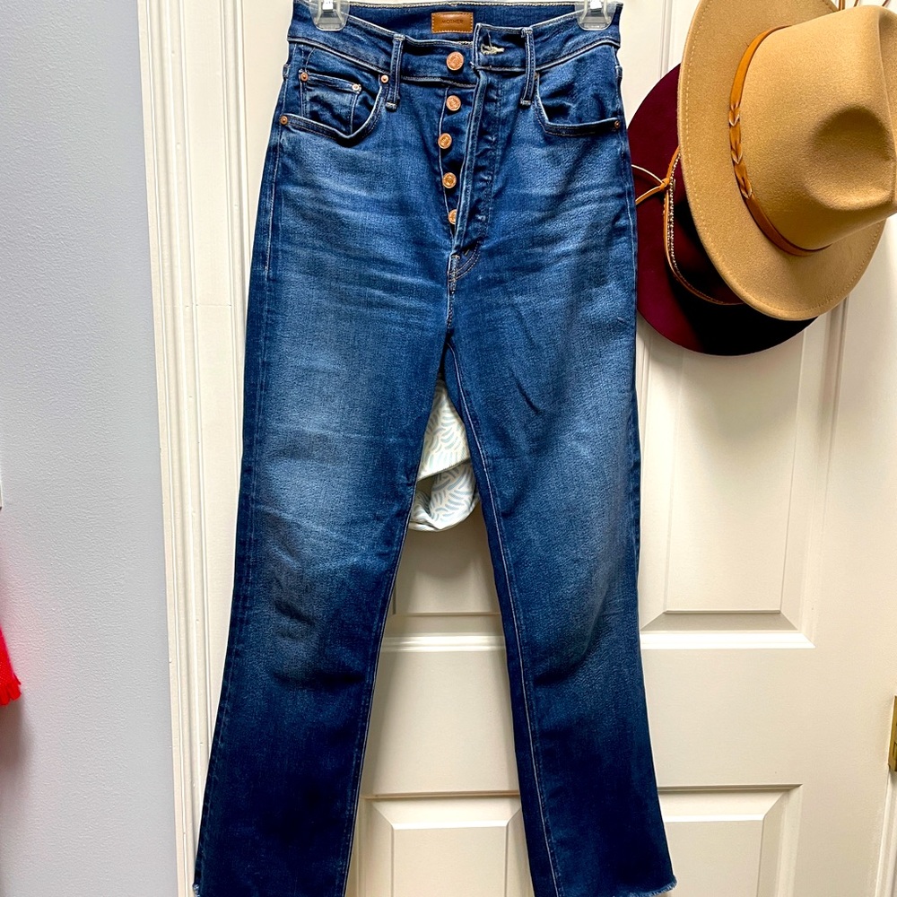 MOTHER Tripper Ankle Fray sz 26